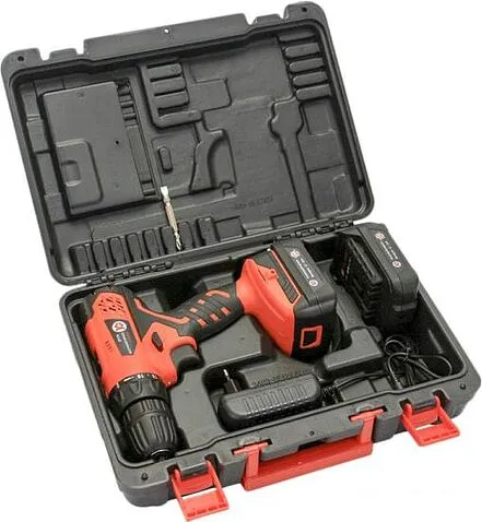 Дрель-шуруповерт Калибр ДА-12/2+ (с 2-мя АКБ)