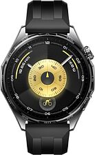 Умные часы Huawei Watch GT 6 46 мм (черный, с черным силиконовым ремешком, международная версия)