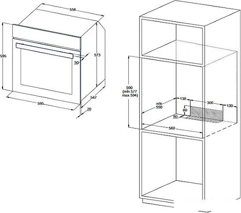 Электрический духовой шкаф Zigmund & Shtain E 143 S