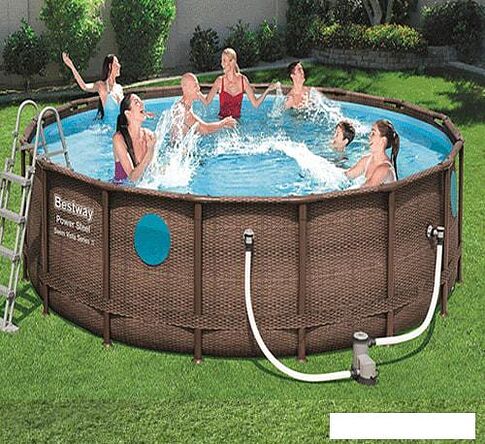 Каркасный бассейн Bestway Power Steel 56725 (488х122)