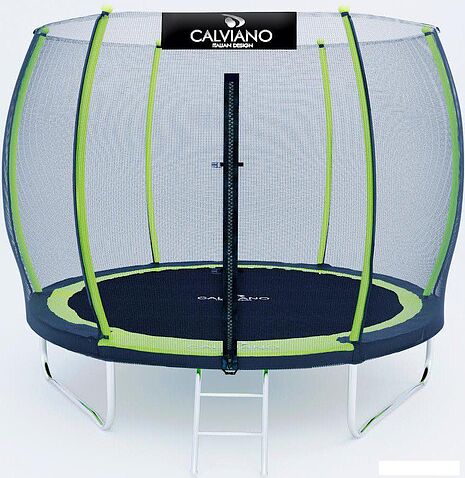 Батут Calviano Outside Master Green 312 см - 10ft (внешняя сетка, с лестницей)