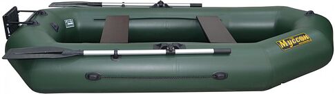 Моторно-гребная лодка Муссон R-260 PC TP (зеленый)