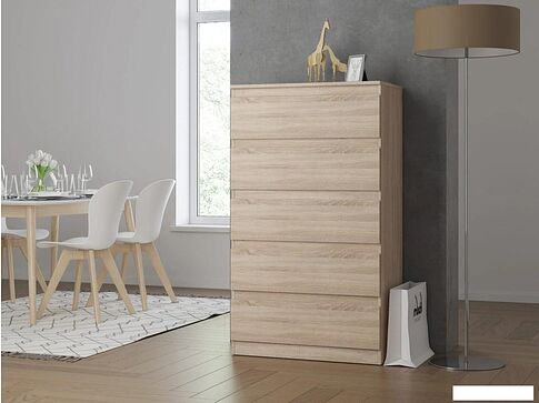 Комод НК-Мебель Stern Т-8 5-я 72676286 (16 мм, дуб сонома)