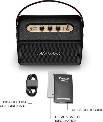 Беспроводная колонка Marshall Kilburn III (черный/латунь)