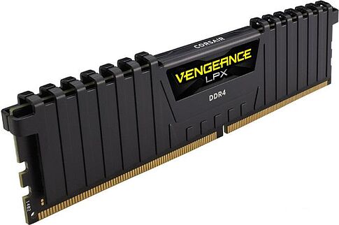 Оперативная память Corsair Vengeance LPX Black 8GB DDR4 PC4-19200 [CMK8GX4M1A2400C16]