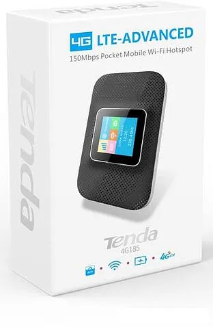 Беспроводной маршрутизатор Tenda 4G185 (черный)
