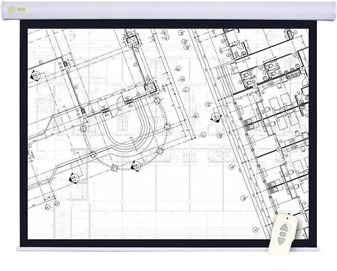 Проекционный экран CACTUS Motoscreen CS-PSM-180x180
