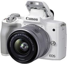 Беззеркальный фотоаппарат Canon EOS M50 Mark II Kit EF-M 15-45mm f/3.5-6.3 IS STM (белый) Беззеркальный фотоаппарат Canon EOS M50 Mark II Kit EF-M 15-45mm f/3.5-6.3 IS STM (белый)