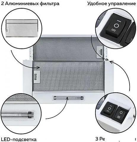 Кухонная вытяжка GFgril GF-HD100TW