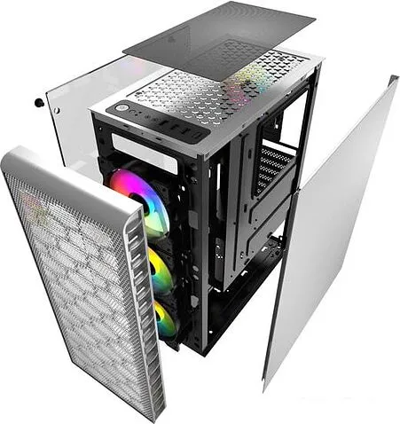 Корпус Powercase Mistral Z4C LED (белый)