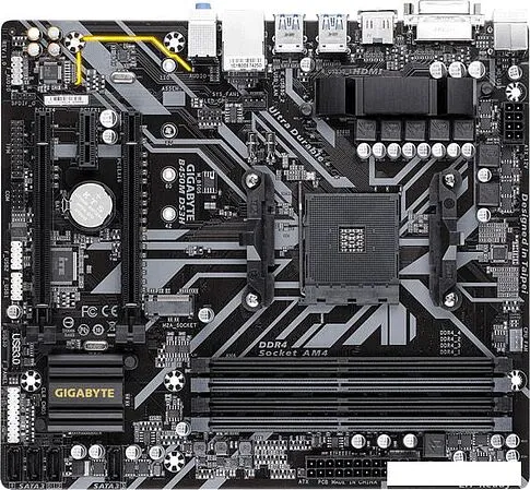Материнская плата Gigabyte B450M DS3H (rev. 1.0)