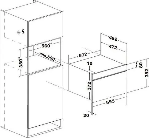 Микроволновая печь Weissgauff BMWO-349 DBSX Touch