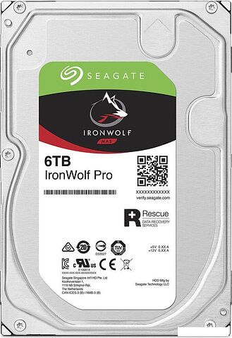 Жесткий диск Seagate IronWolf Pro 6TB ST6000NT001