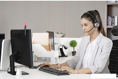 Офисная гарнитура Yealink WH62 Mono UC