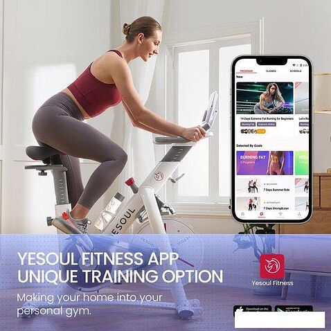 Велотренажер DFC Yesoul Smart M1 (черный)