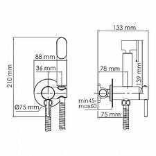 Гигиенический душ Wasserkraft A70138