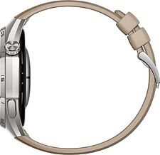 Умные часы Huawei Watch GT 6 Pro 46 мм (серебристый, с коричневым плетеным ремешком, международная версия)