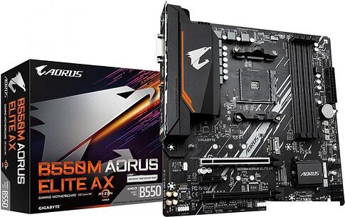 Материнская плата Gigabyte B550M Aorus Elite AX