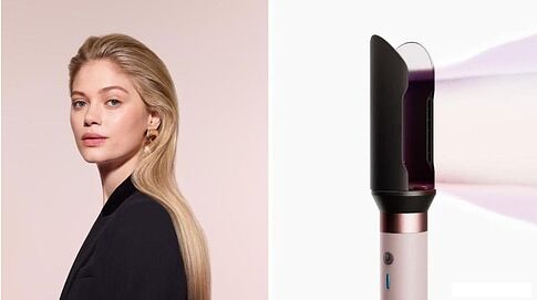 Фен-стайлер Dyson Airwrap Co-anda2x HS09 (с переходником на евровилку, янтарный шелк)