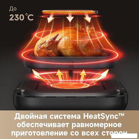 Аэрогриль (аэрофритюрница) Trouver Air Fryer FD10 Pro VFF12A (черный)