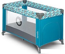 Игровой манеж Lionelo Stefi (зеленый/бирюзовый)