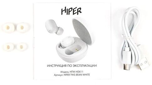 Наушники Hiper TWS Bean HTW-HDX11 (белый)