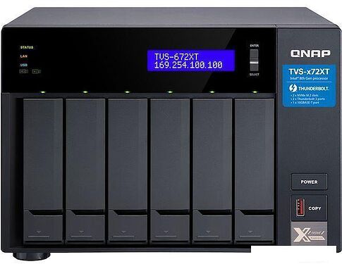 Сетевой накопитель QNAP TVS-672XT-I3-8G