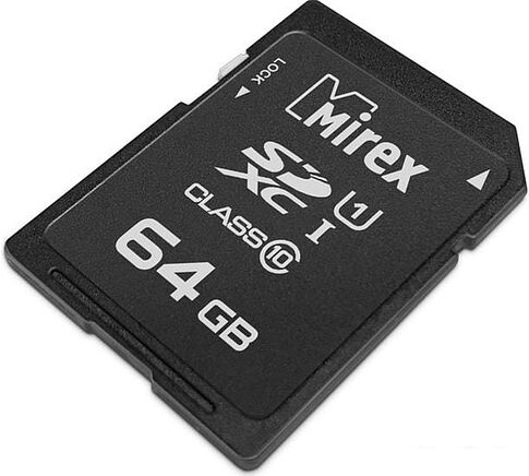 Карта памяти Mirex SDXC 13611-SD10CD64 64GB