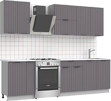 Готовая кухня Arvento АНТА-плюс 2м (графит)