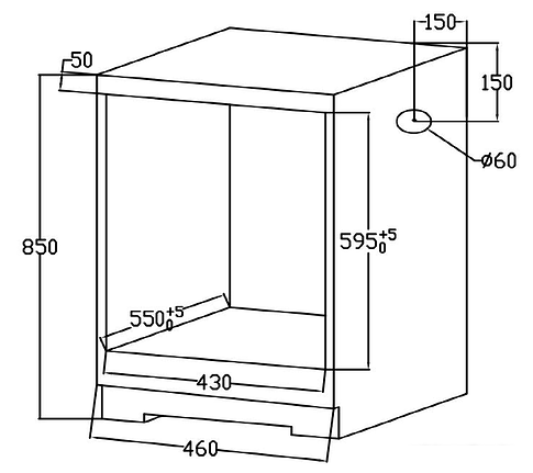 Электрический духовой шкаф Weissgauff EOY 451 PDBG