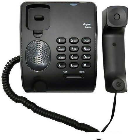 Проводной телефон Gigaset DA180 (черный)