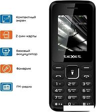 Кнопочный телефон TeXet TM-118 (черный)