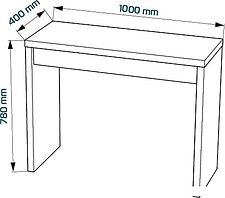 Туалетный столик без зеркала Mebelain Enkel 100 (белый)