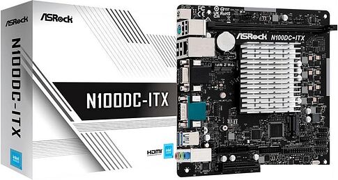 Материнская плата ASRock N100DC-ITX