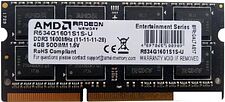 Оперативная память AMD Radeon R3 4GB DDR3 SODIMM PC4-10600 R334G1339S1S-U Оперативная память AMD Radeon R3 4GB DDR3 SODIMM PC4-10600 R334G1339S1S-U