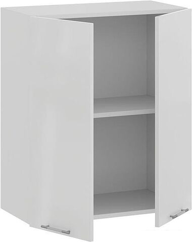 Шкаф навесной Трия Весна 1В6 (белый глянец)