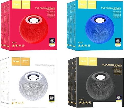 Беспроводная колонка Hoco BS45 Deep Sound (красный)