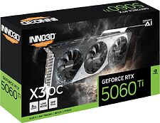 Видеокарта Inno3D GeForce RTX 5060 Ti 8GB Twin X3 OC N506T3-08D7X-193075L Видеокарта Inno3D GeForce RTX 5060 Ti 8GB Twin X3 OC N506T3-08D7X-193075L