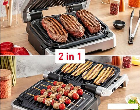 Электрогриль Tefal OptiGrill 2 in 1 GC772D30