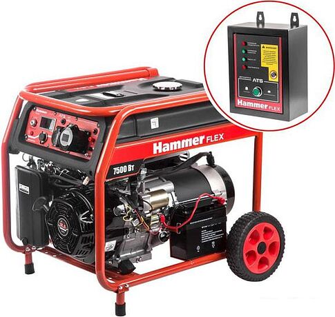 Бензиновый генератор Hammer GN8000ATS