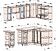 Готовая кухня Интерлиния Тренд 1.5x2.2 правая (пепел/пепел/опал светлый)