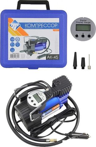 Автомобильный компрессор Nova Bright АК-45 (металлический корпус, пластиковый кейс)