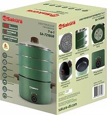 Пароварка Sakura SA-7218GR