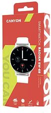 Умные часы Canyon Badian CNS-SW68SS (серебристый/белый) Умные часы Canyon Badian CNS-SW68SS (серебристый/белый)