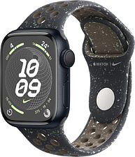 Умные часы Apple Watch Nike Series 9 41 мм (алюминиевый корпус, полуночный/полуночный, спортивный силиконовый ремешок S/M) Умные часы Apple Watch Nike Series 9 41 мм (алюминиевый корпус, полуночный/полуночный, спортивный силиконовый ремешок S/M)