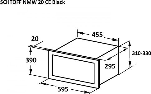 Микроволновая печь Schtoff NMW 20 CE Black
