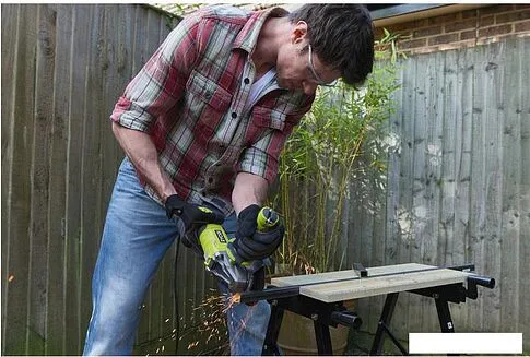 Угловая шлифмашина Ryobi RAG1010-125SF [5133002497]