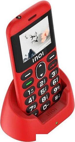 Телефон Inoi 148 Senior 4G (красный)