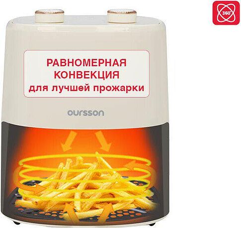 Аэрогриль (аэрофритюрница) Oursson AF3501/IV