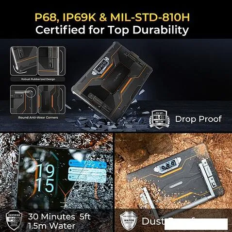 Планшет Oukitel RT8 (черный)